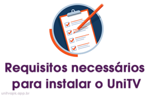 Requisitos para instalar o UniTV